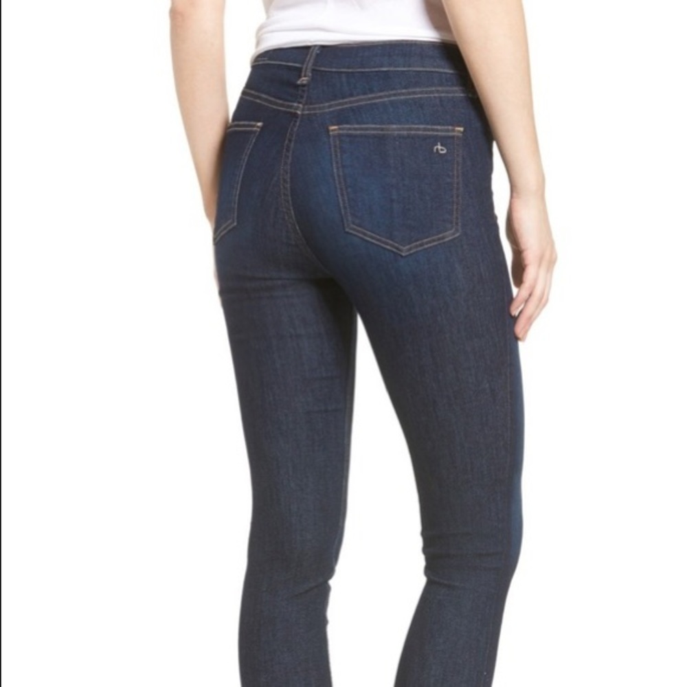 EUC rag & bone Dark Wash Skinny Jeans Size 27